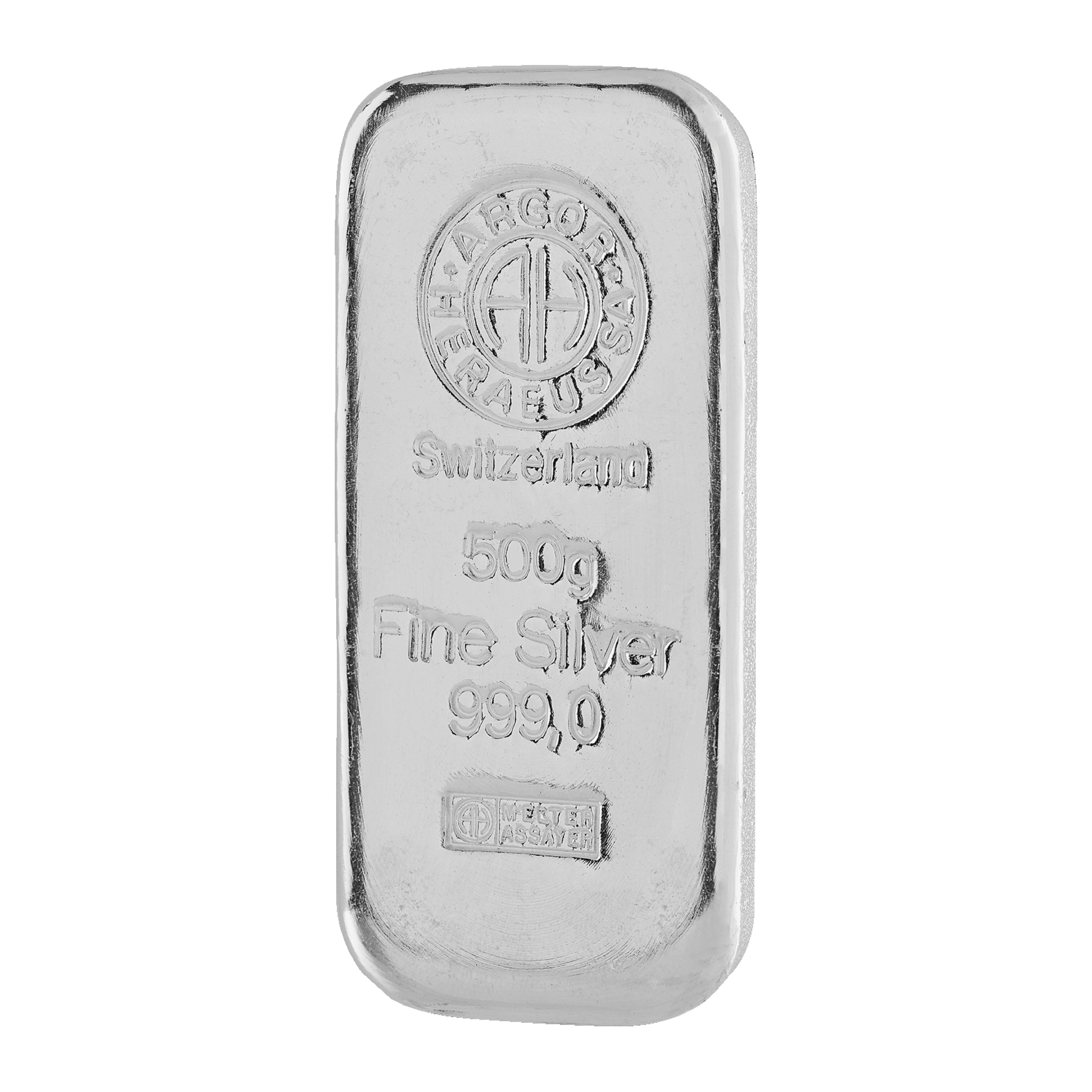 Argor-Heraeus 500 g Silver Bar (2026)
