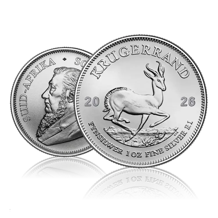 South African Krugerrand 1 oz Silver Coin (2026)